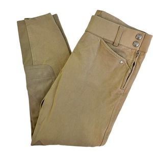 Ariat Breeches Womens Heritage Side Zip Riding Pants Equestrian Tan